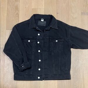 Classic Black Denim Jacket